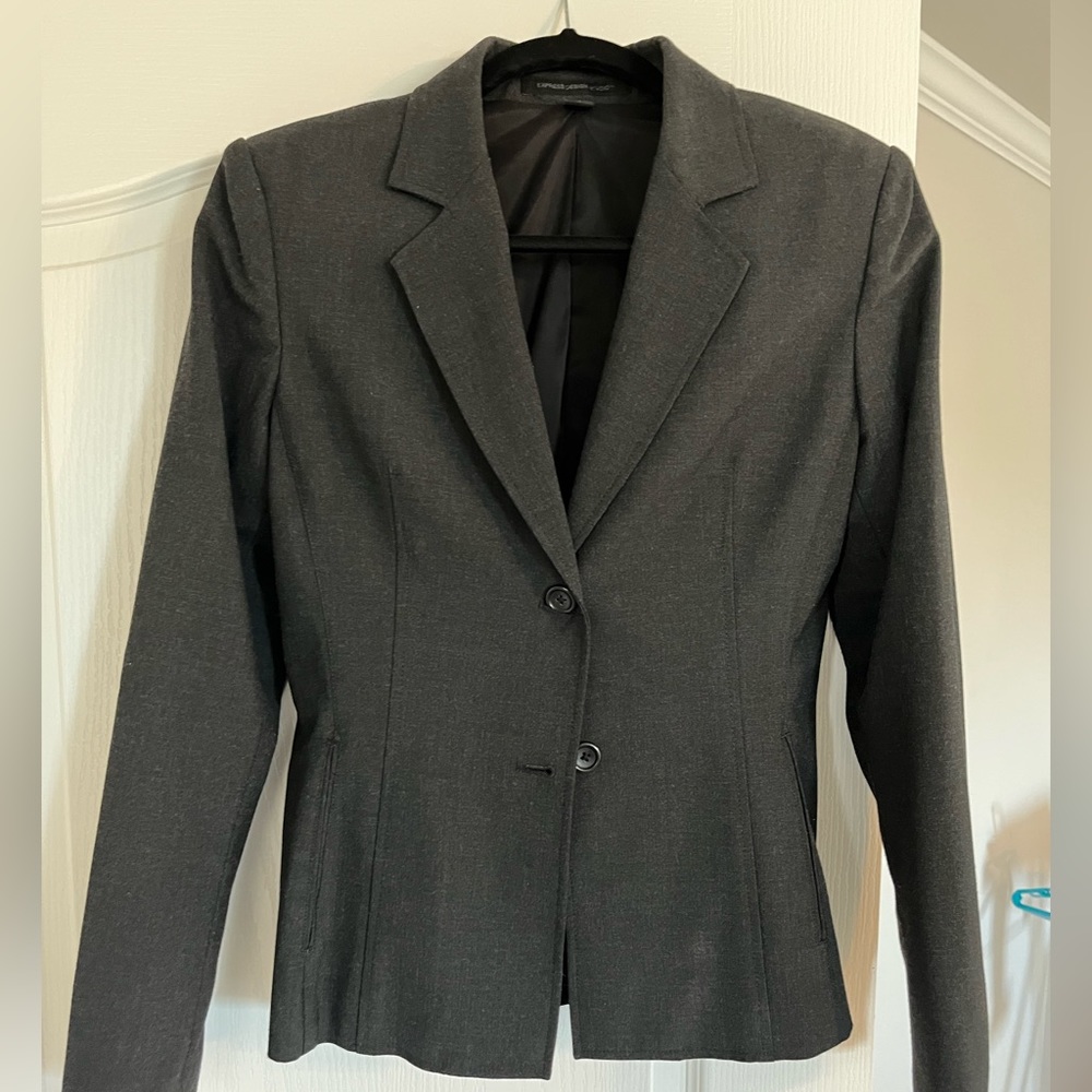 Dark grey Express blazer